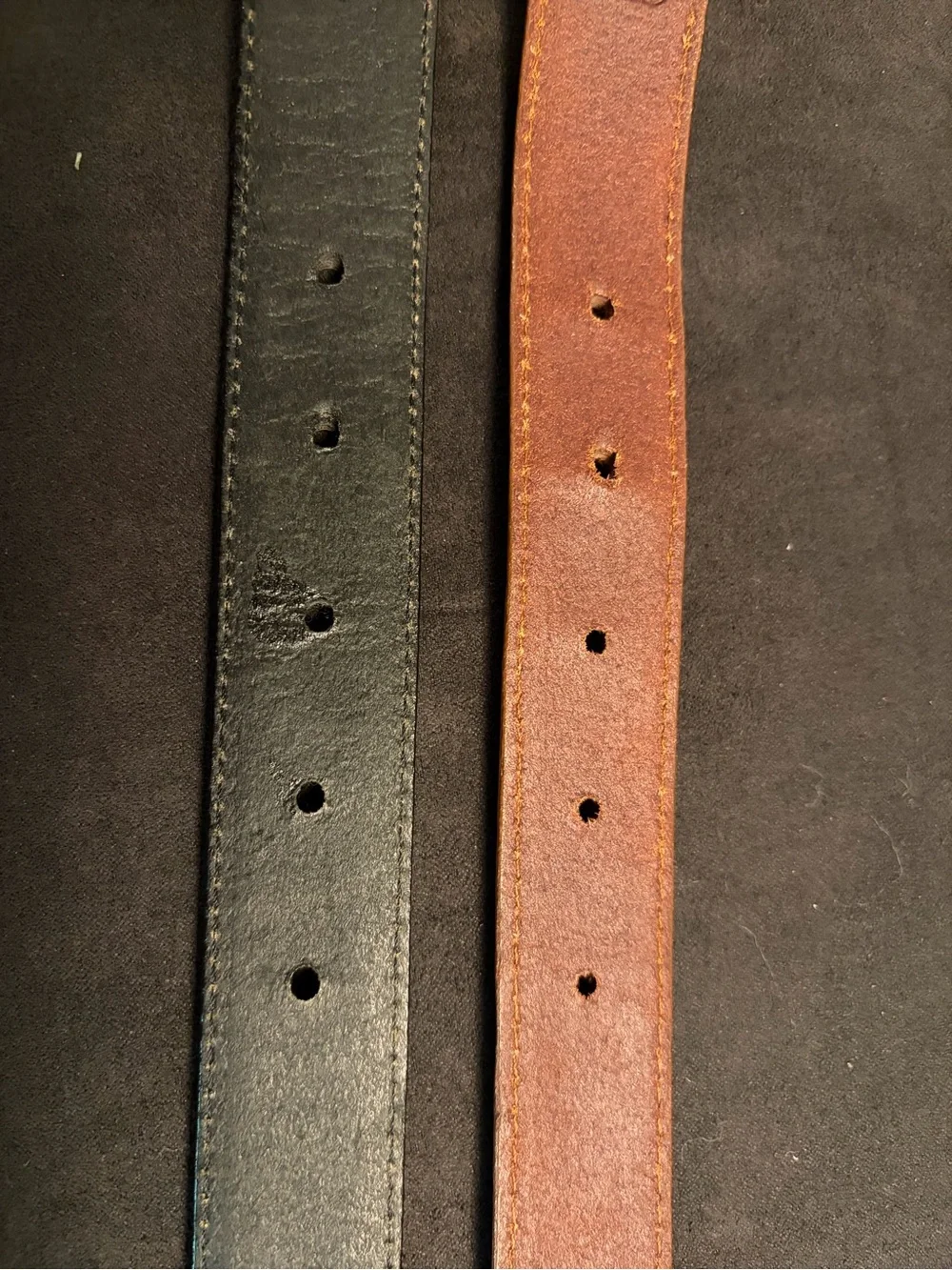 VTG 1992 Safari Belt Bundle Honest Genuine Leather Elephant Rhino Cheetah Med